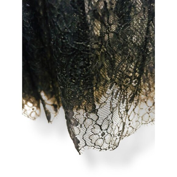 Sandro Paris Womens Long-Sleeve Dress Sz 1 (US Small) Lace Metallic MSRP $545 - Picture 15 of 16